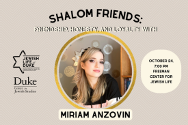 Miriam Anzovin, creator of Daf Reactions on TikTok, joins us on October 24. Find her online @MiriamAnzovin on Instagram and TikTok